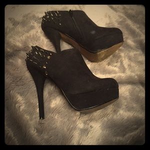 Aldo spiked stiletto rocket booties