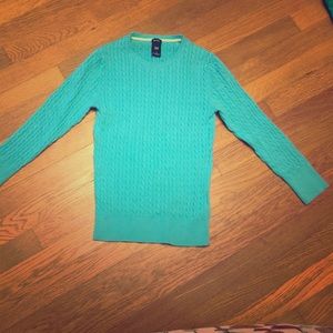 GAP Blue Cable Knit Sweater