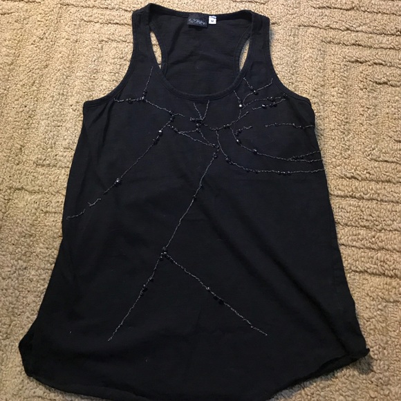 Black tank, barely worn, too small