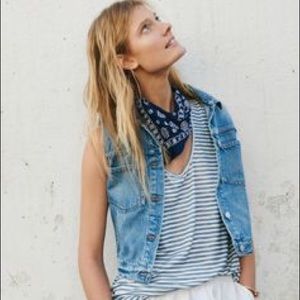 JCrew Denim Vest