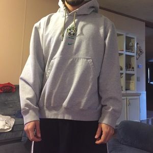 Nike Brazil soccer hoodie.  Stitched.