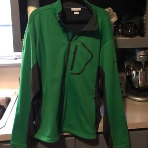 Columbia XL green jacket with omnishield