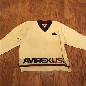 Tan Avirex Sweater