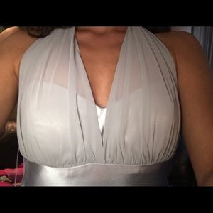 Silver ball dress