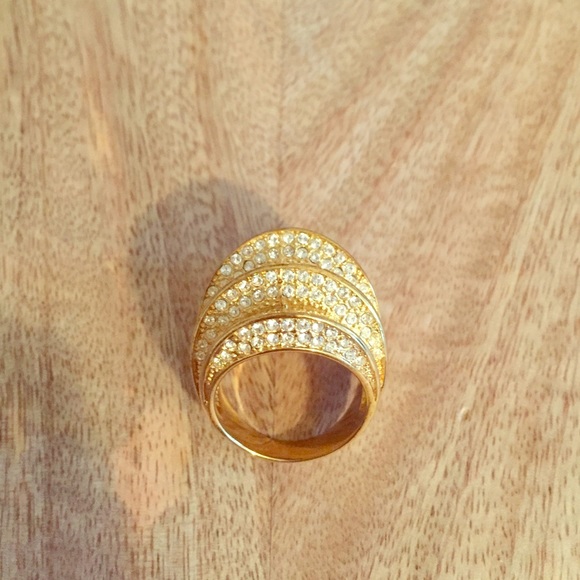 Gold cocktail ring