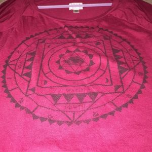 adorable billabong long sleeve top