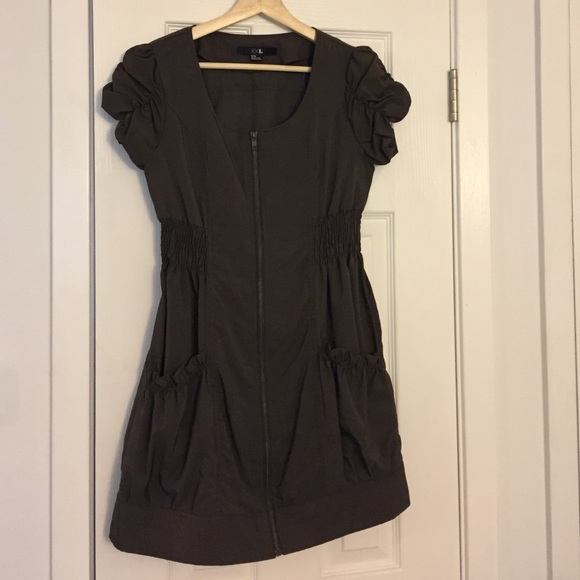 Olive green tunic from Forever 21