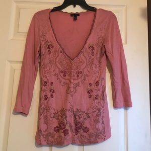 Lace trimmed Sweater