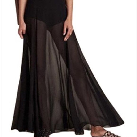 Reformation Sheer Maxi Skirt