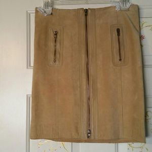 BeBe suede mini skirt