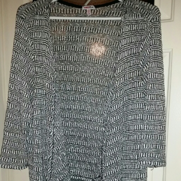 Black and White Cardigan