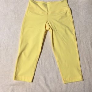 Yellow capris from 90 degree by reflex in XS. NWT.