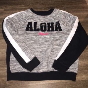 Victorias secret pink hawaii sweatshirt