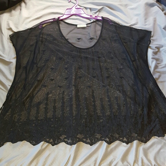 Sheer Lace Blouse