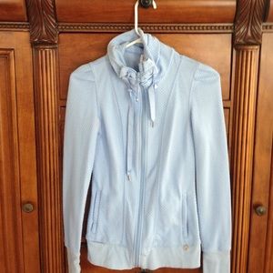 Lorna Jane size S NWOT light blue work out jacket