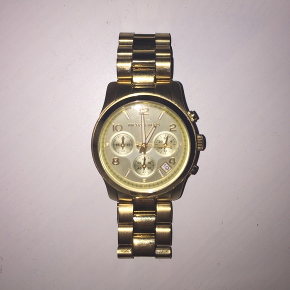All gold Michael Kors watch main image 3