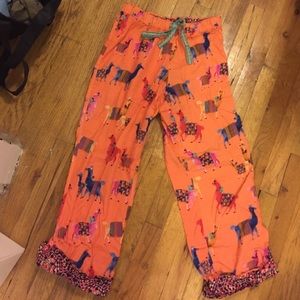 Anthropologie Flannel Pajama bottoms size small