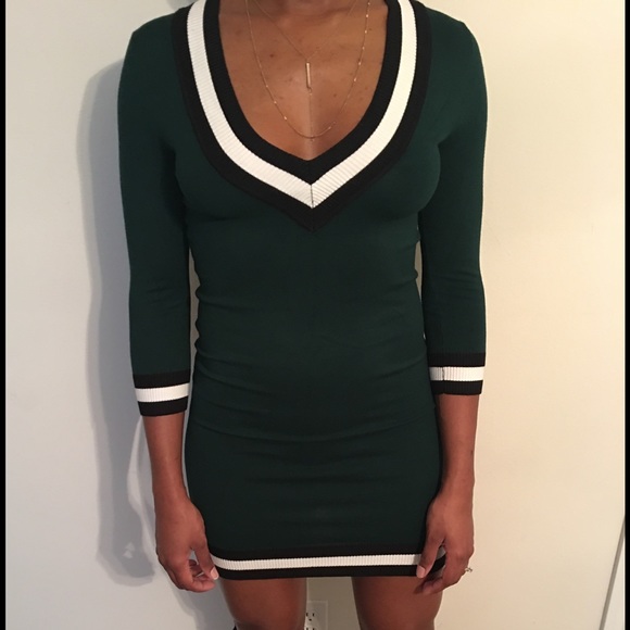 SUPER CUTE HUNTER GREEN SWEATER DRESS!!!