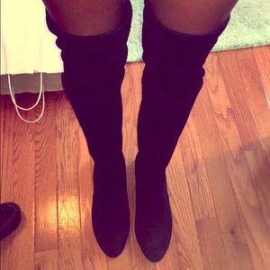 Over the Knee Suede Boots