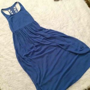 Blue maxi dress