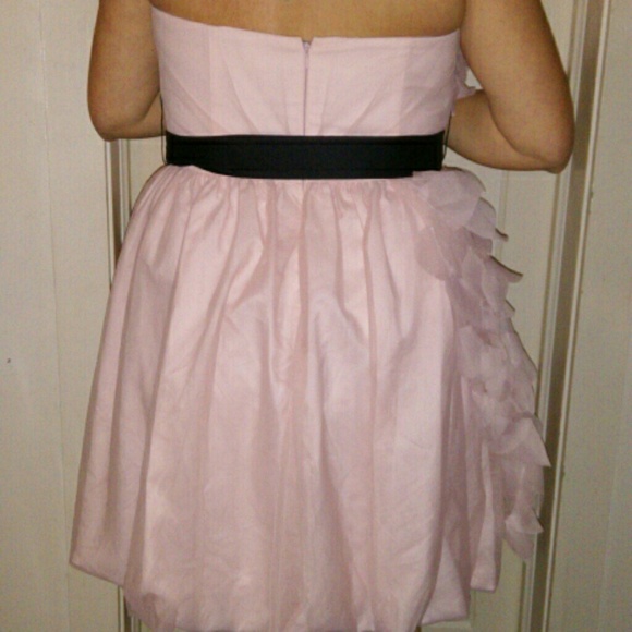 Pretty dress :) champagne color with black ribbon - Picture 3 of 4
