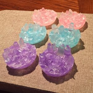 RESERVED 6 Crystal Cluster Soaps