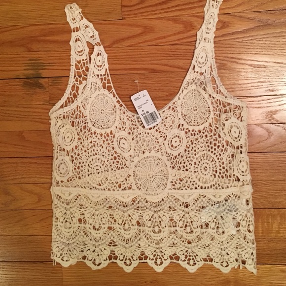 Forever 21 Tops - Forever 21 Lace Tank Top