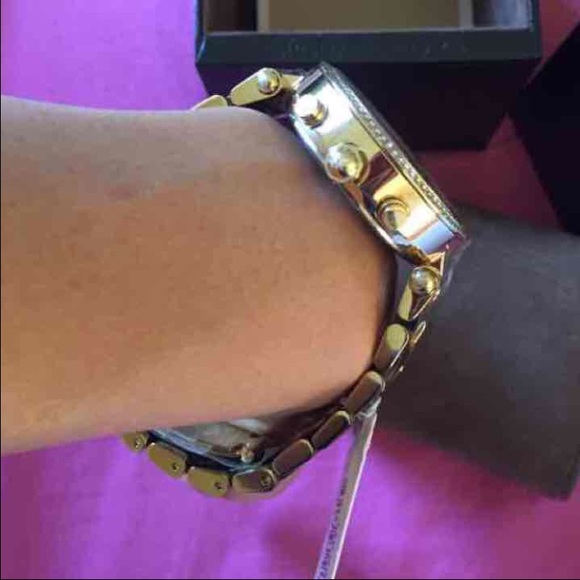 Michael Kors \'Parker\' chronograph watch NIB main image 4