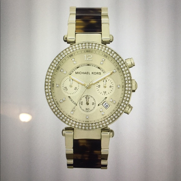 Michael Kors \'Parker\' chronograph watch NIB main image 8