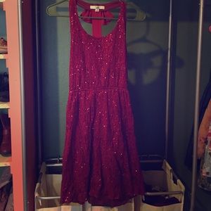 Red Sequin Party Dress 💃🏻