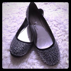 Jeweled Ballet Flats