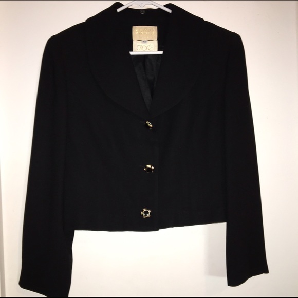 Vintage Alberto Malaki short black Blazer 12