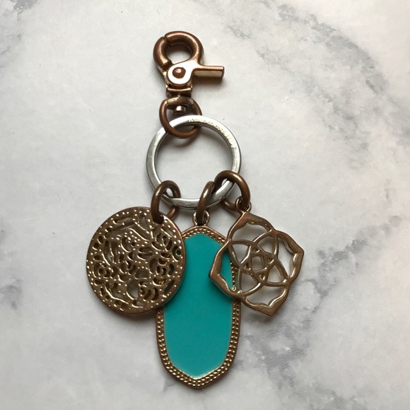 Kendra Scott Keychain - Turquoise