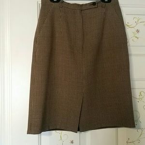 Ann Taylor Loft wool midi skirt