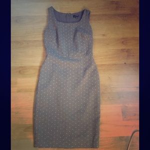 The Limited Gray Polka Dot Dress