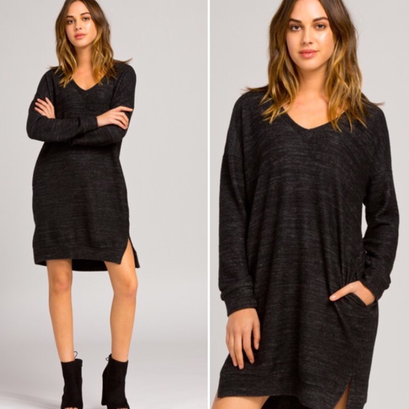 Tops - Last one! MEDIUM Charcoal super soft tunic/dress!