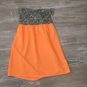 Roxy strapless dress