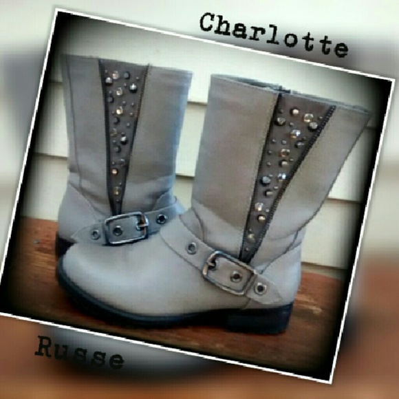 Charlotte Russe Woman's/Juniors Taupe Boots