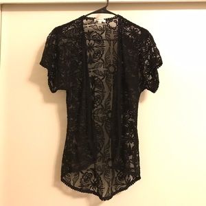 Sugar Rain Detailed lace kimono