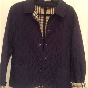 Navy Burberry jacket sz. L