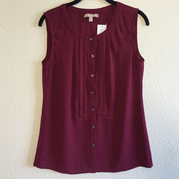 Banana Republic Sleeveless Blouse. Size 0. NWT