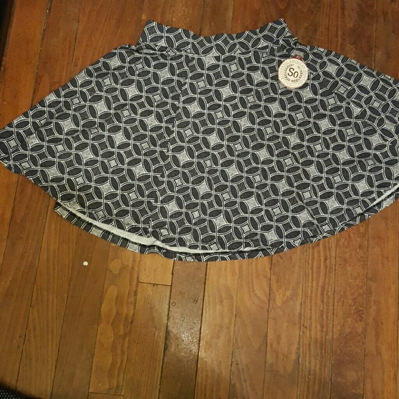 SO Black and white  skater skirt. Brand new