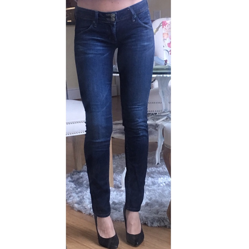 Hudson Jeans Dark Blue Denim 107906 Size 25