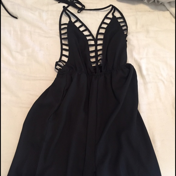 Black Halter Jumpsuit