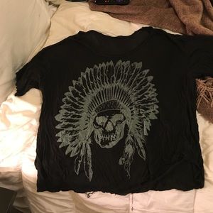 Brandy Melville skull top