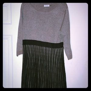 Calvin klein pleated dress HOT!