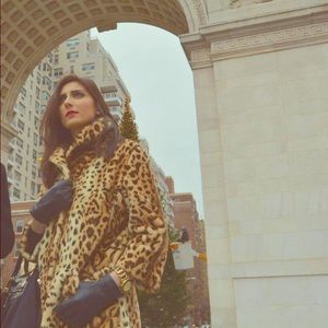 Guess leopard print coat