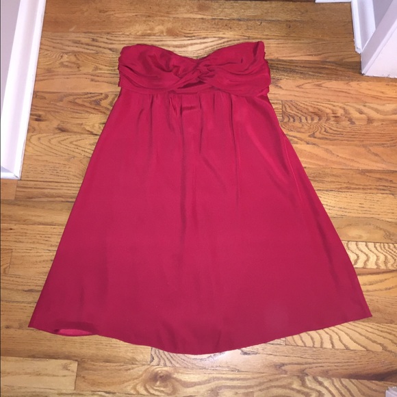 Red cocktail dress