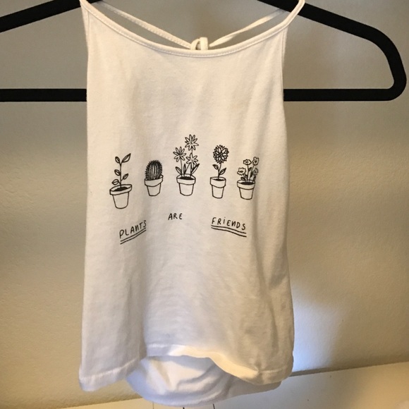 Brandy Melville white crop top