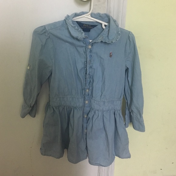 Polo denim dress kids
